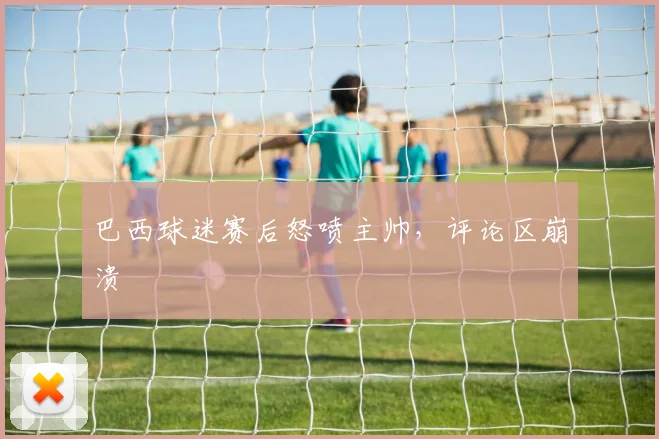 巴西球迷赛后怒喷主帅，评论区崩溃